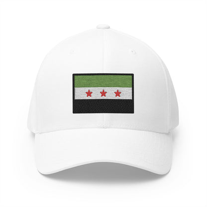 Flag: Syria Emoji White Cap – Premium by Capmoji