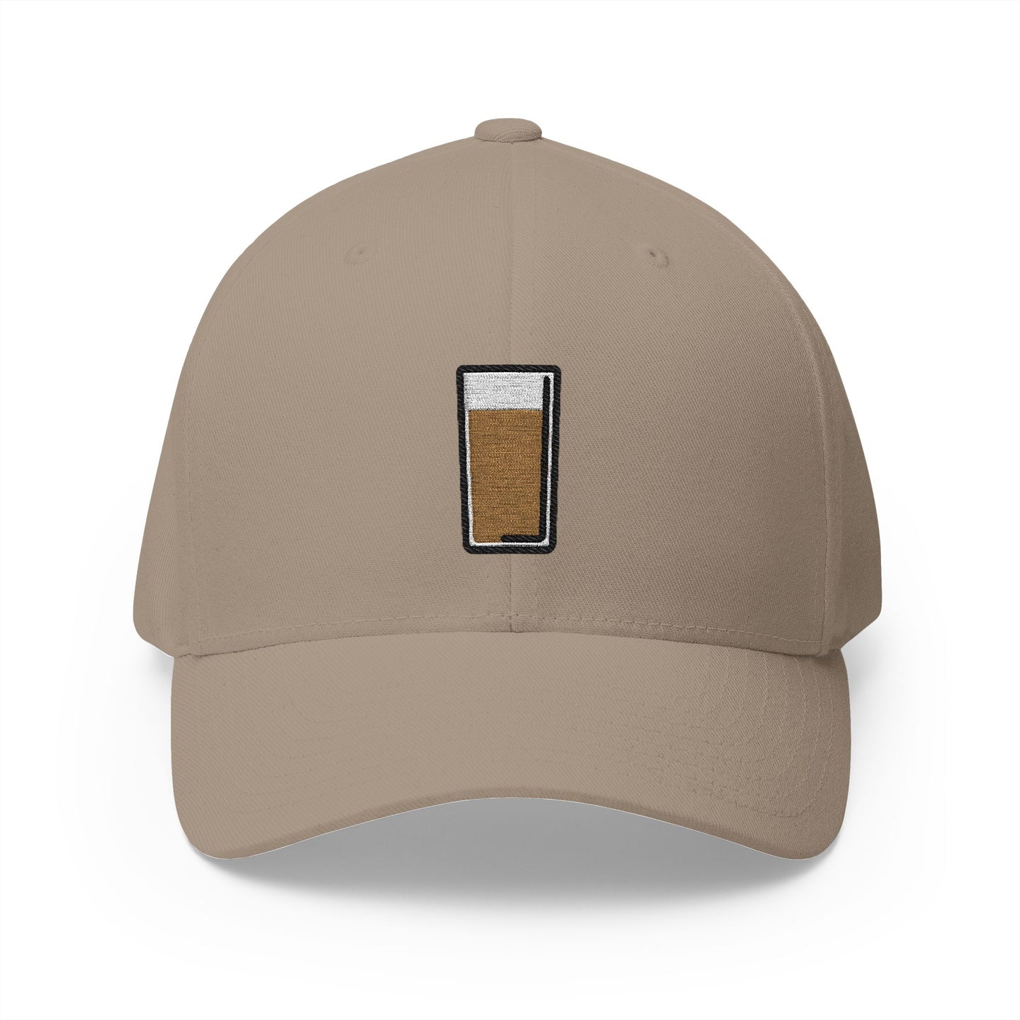 Latte Macchiato Emoji Khaki Cap – Premium by Capmoji