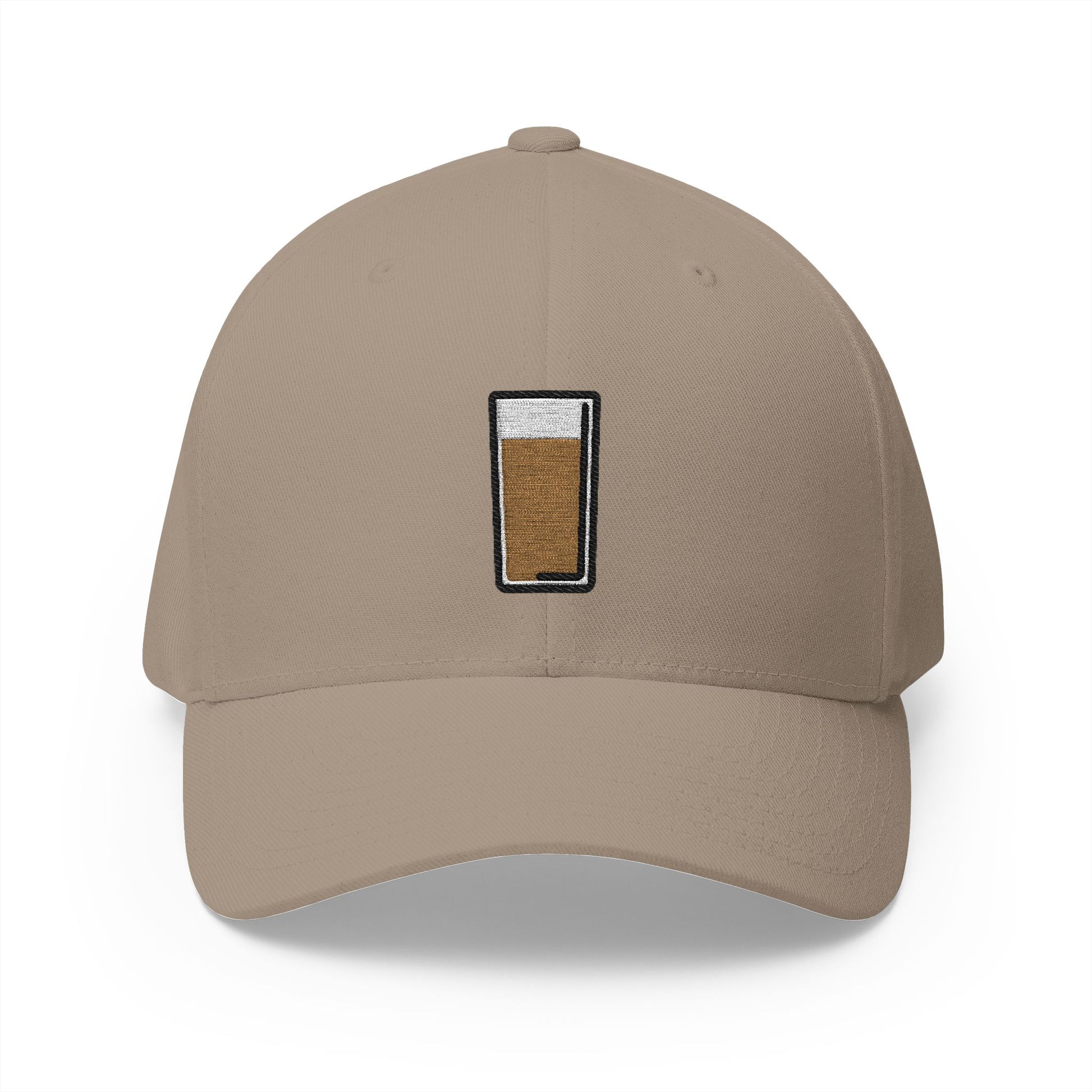 Latte Macchiato Emoji Khaki Cap – Premium by Capmoji