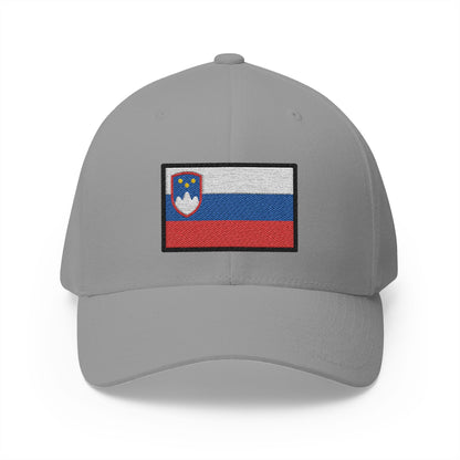 Flag: Slovenia Emoji Grey Cap – Premium by Capmoji
