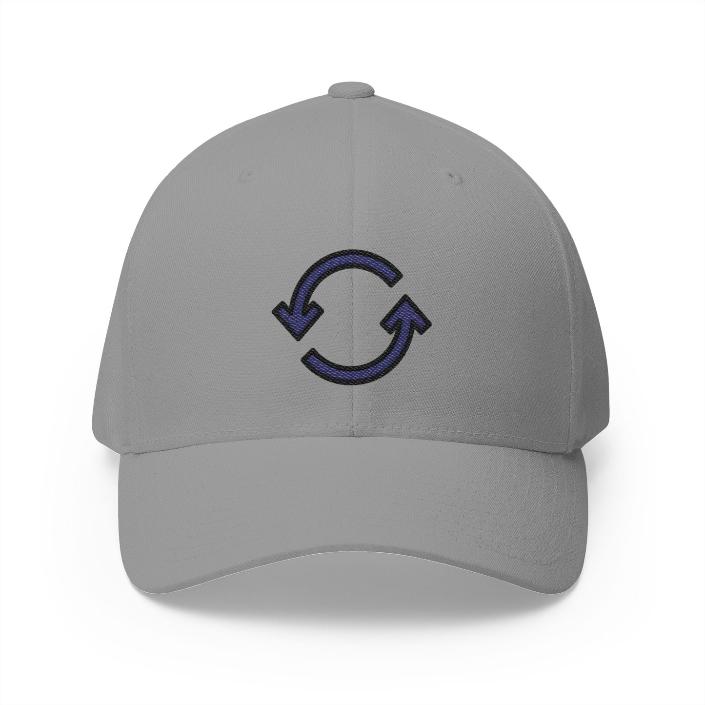 Counterclockwise Arrows Button Emoji Grey Cap – Premium by Capmoji
