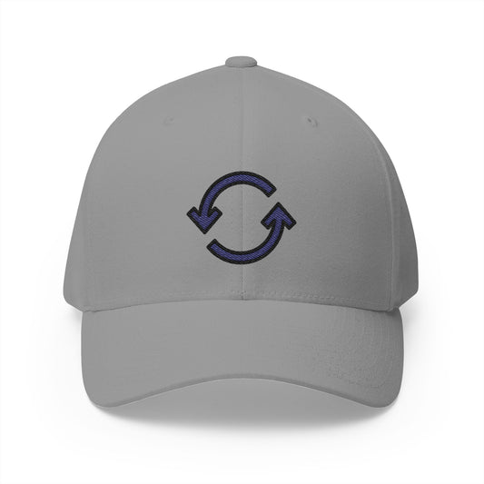 Counterclockwise Arrows Button Emoji Grey Cap – Premium by Capmoji