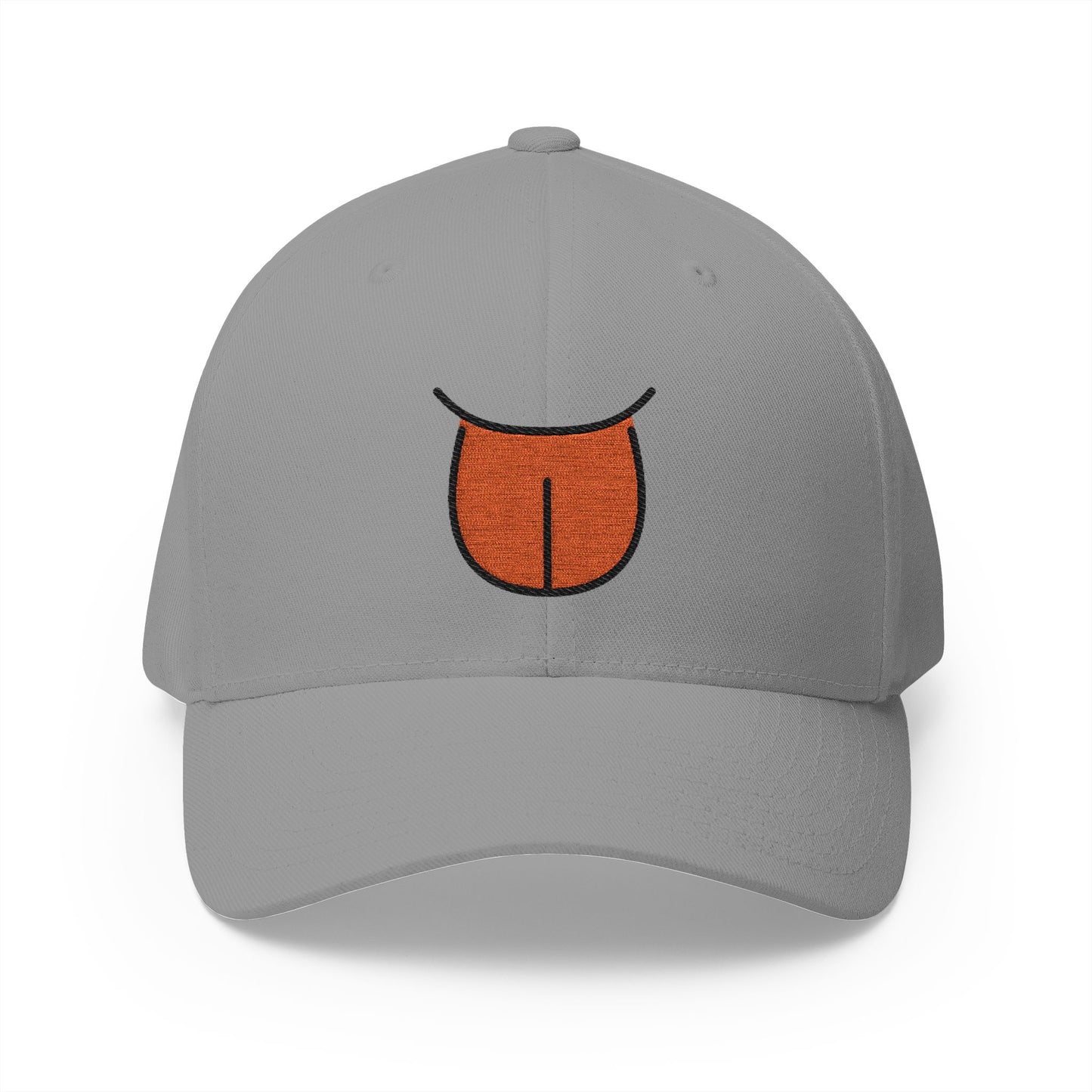 Tongue Emoji Grey Cap – Premium by Capmoji