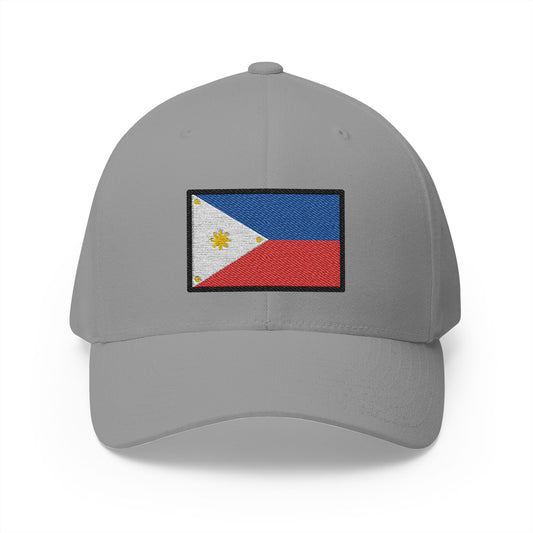 Flag: Philippines Emoji Grey Cap – Premium by Capmoji