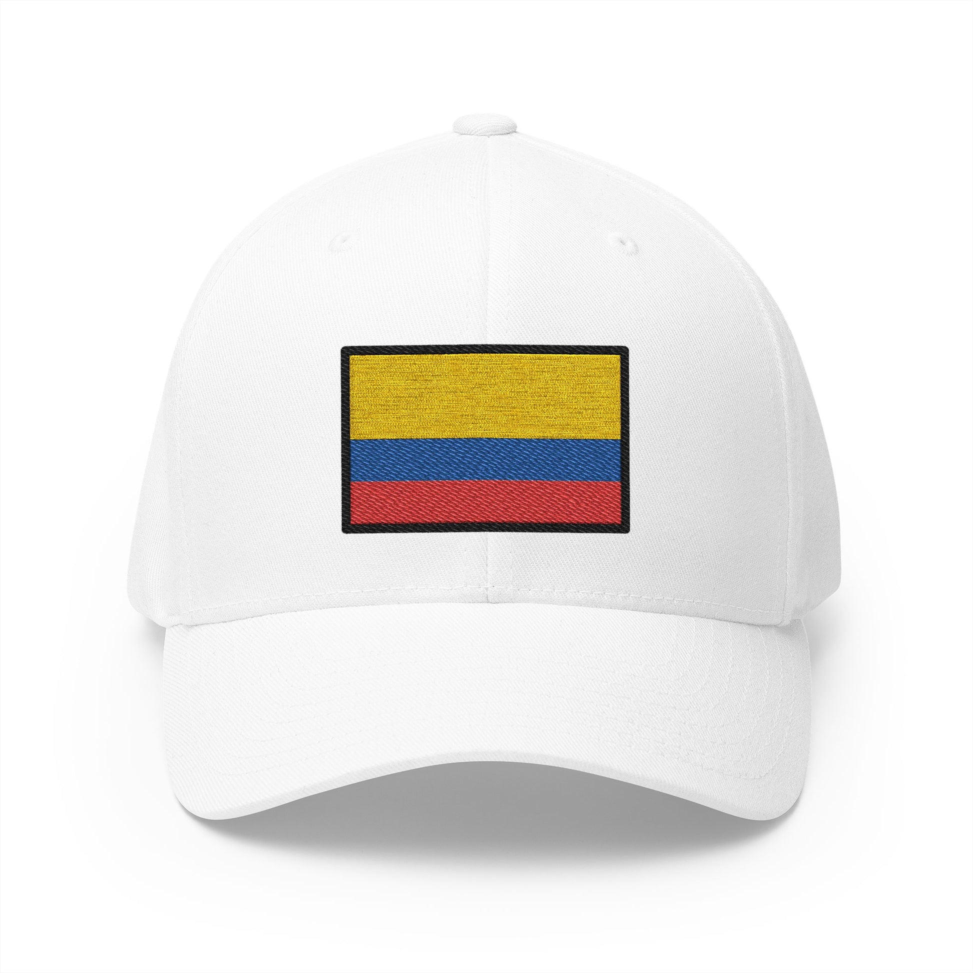 Flag: Colombia Emoji White Cap – Premium by Capmoji