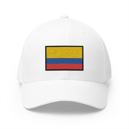 Flag: Colombia Emoji White Cap – Premium by Capmoji