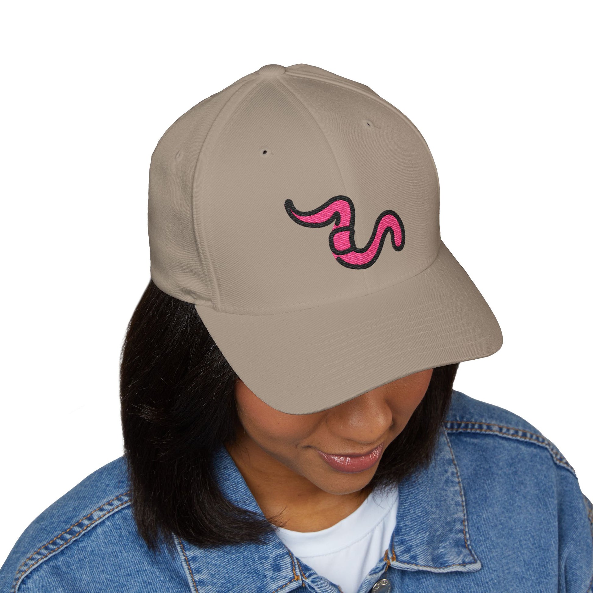 Worm Emoji Cap – Premium by Capmoji