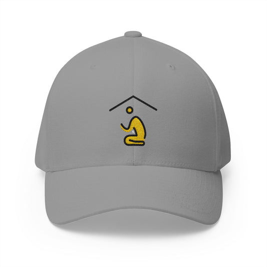 Place Of Worship Emoji Grey Cap – Premium by Capmoji