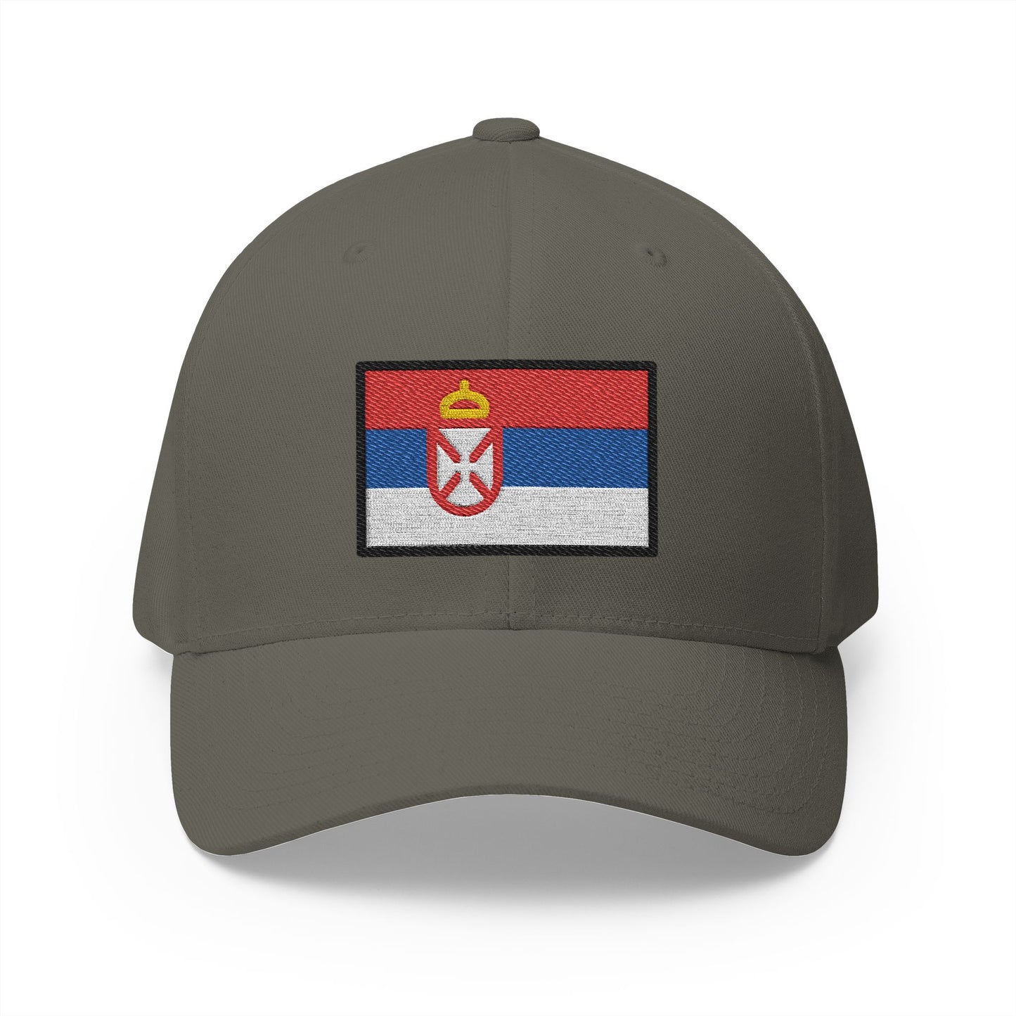 Flag: Serbia Emoji Olive Cap – Premium by Capmoji