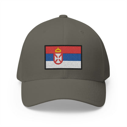 Flag: Serbia Emoji Olive Cap – Premium by Capmoji