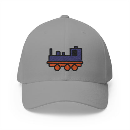 Locomotive Emoji Grey Cap – Premium by Capmoji
