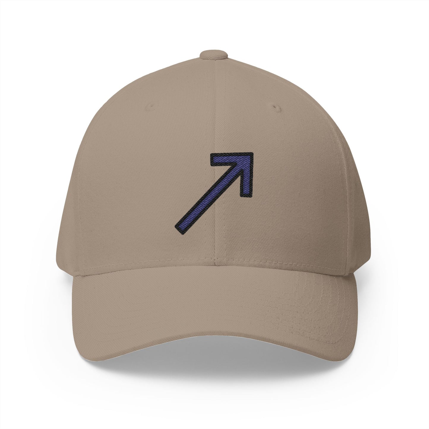 Up-Right Arrow Emoji Khaki Cap – Premium by Capmoji