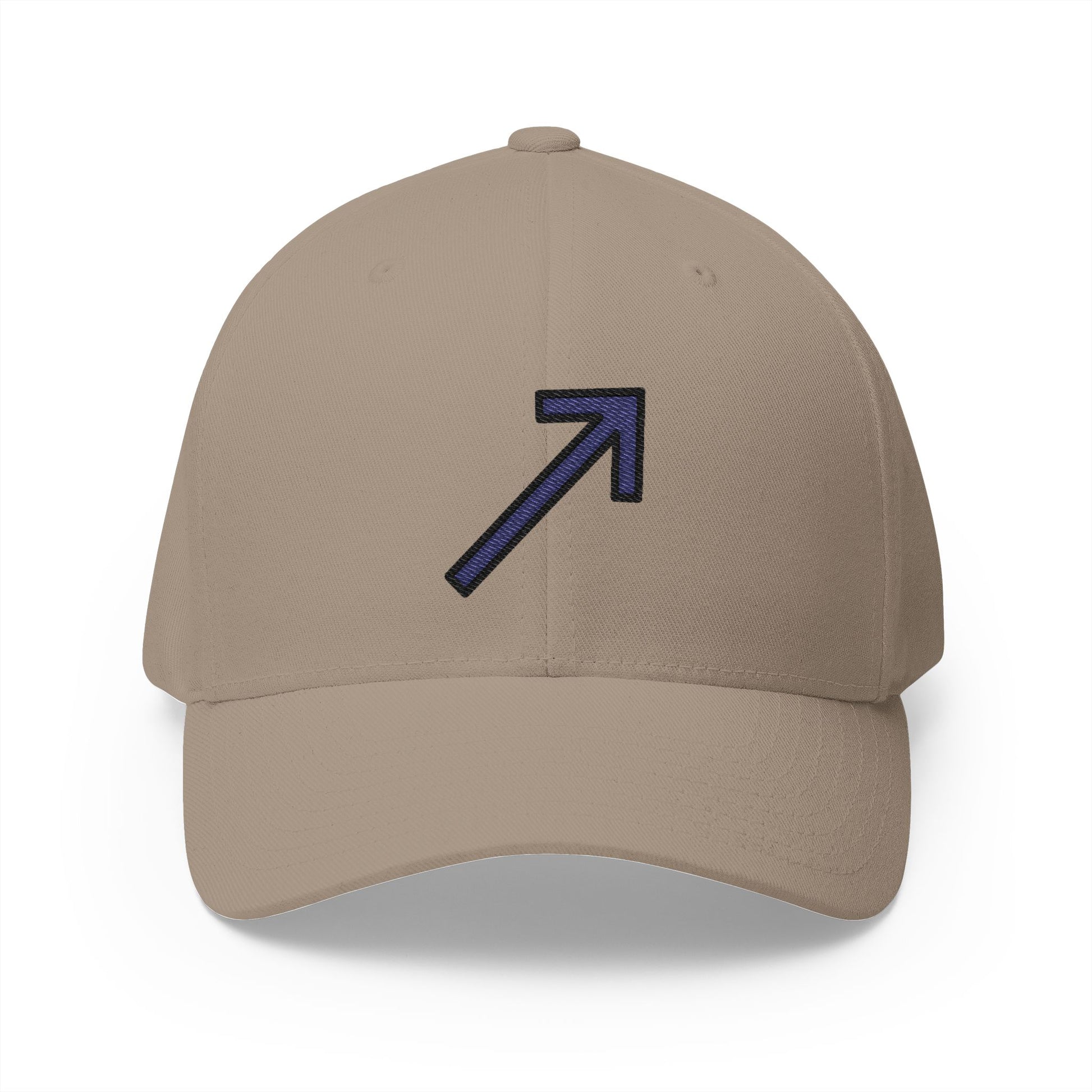Up-Right Arrow Emoji Khaki Cap – Premium by Capmoji