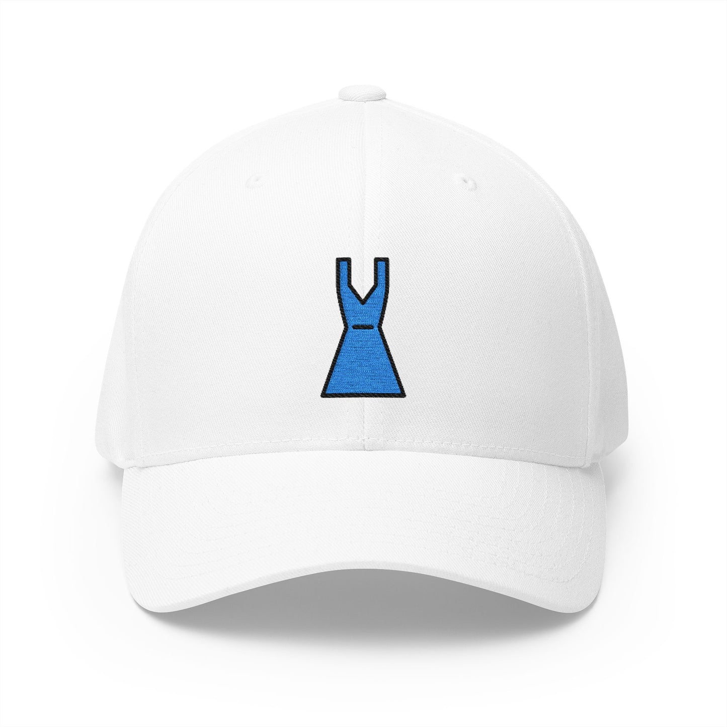 Dress Emoji White Cap – Premium by Capmoji