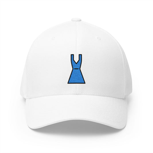 Dress Emoji White Cap – Premium by Capmoji