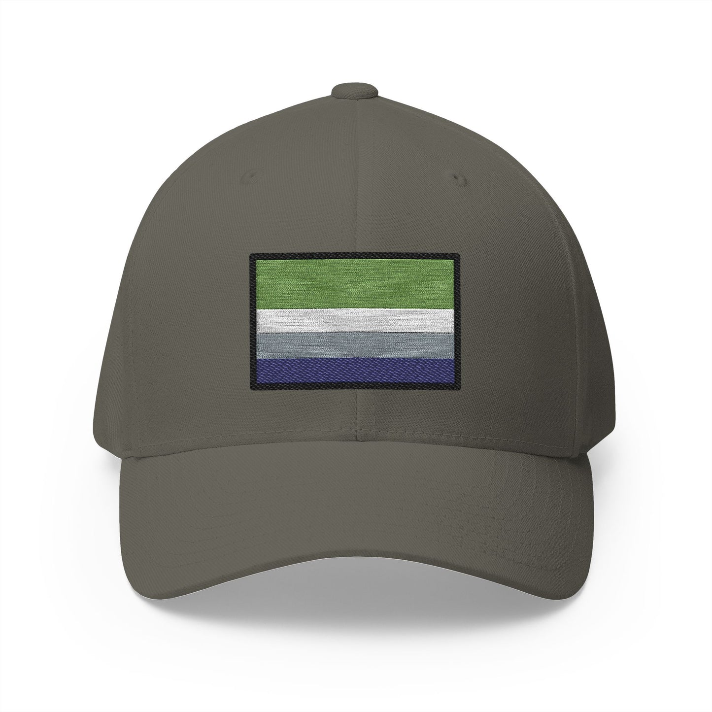 Aromantic Emoji Olive Cap – Premium by Capmoji