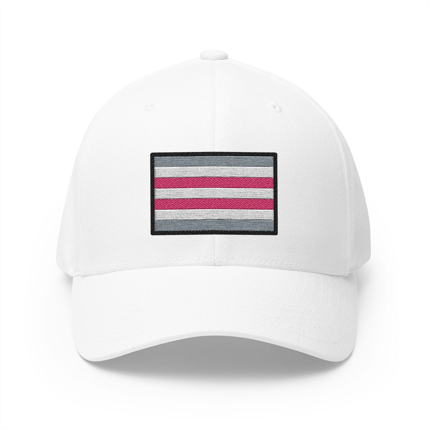 Demigirl Emoji White Cap – Premium by Capmoji