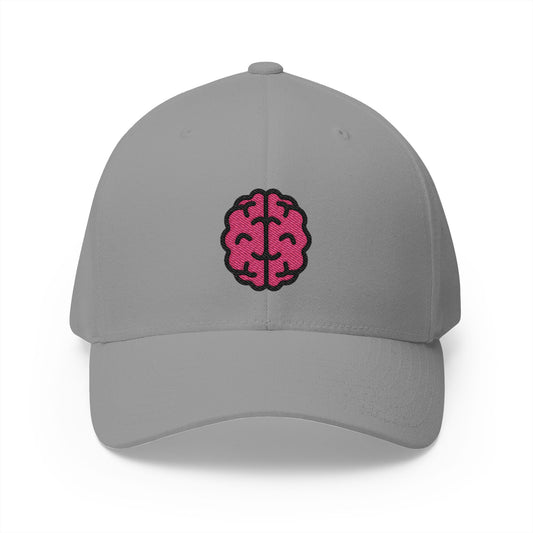 Brain Emoji Grey Cap – Premium by Capmoji