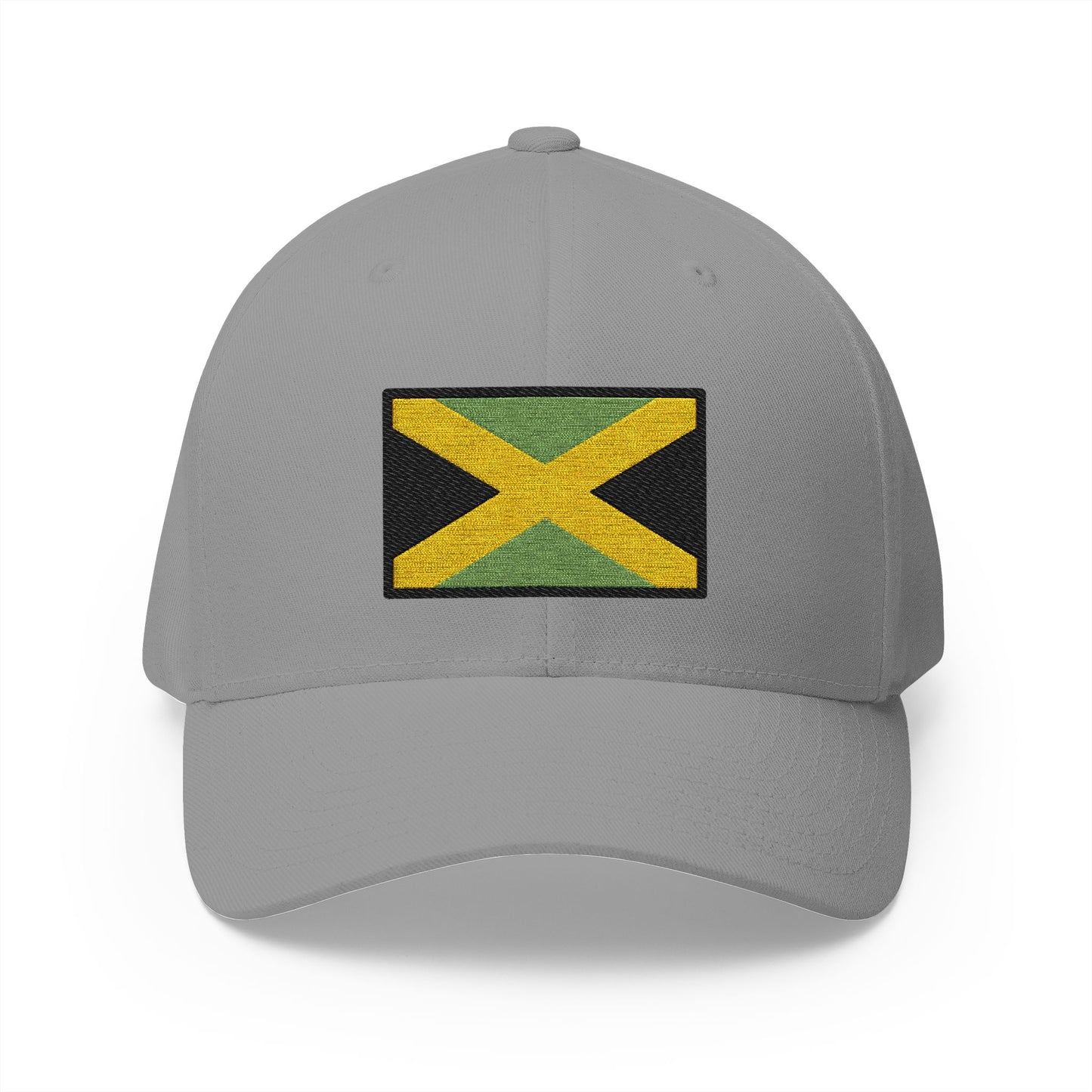 Flag: Jamaica Emoji Grey Cap – Premium by Capmoji