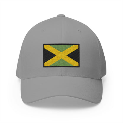 Flag: Jamaica Emoji Grey Cap – Premium by Capmoji