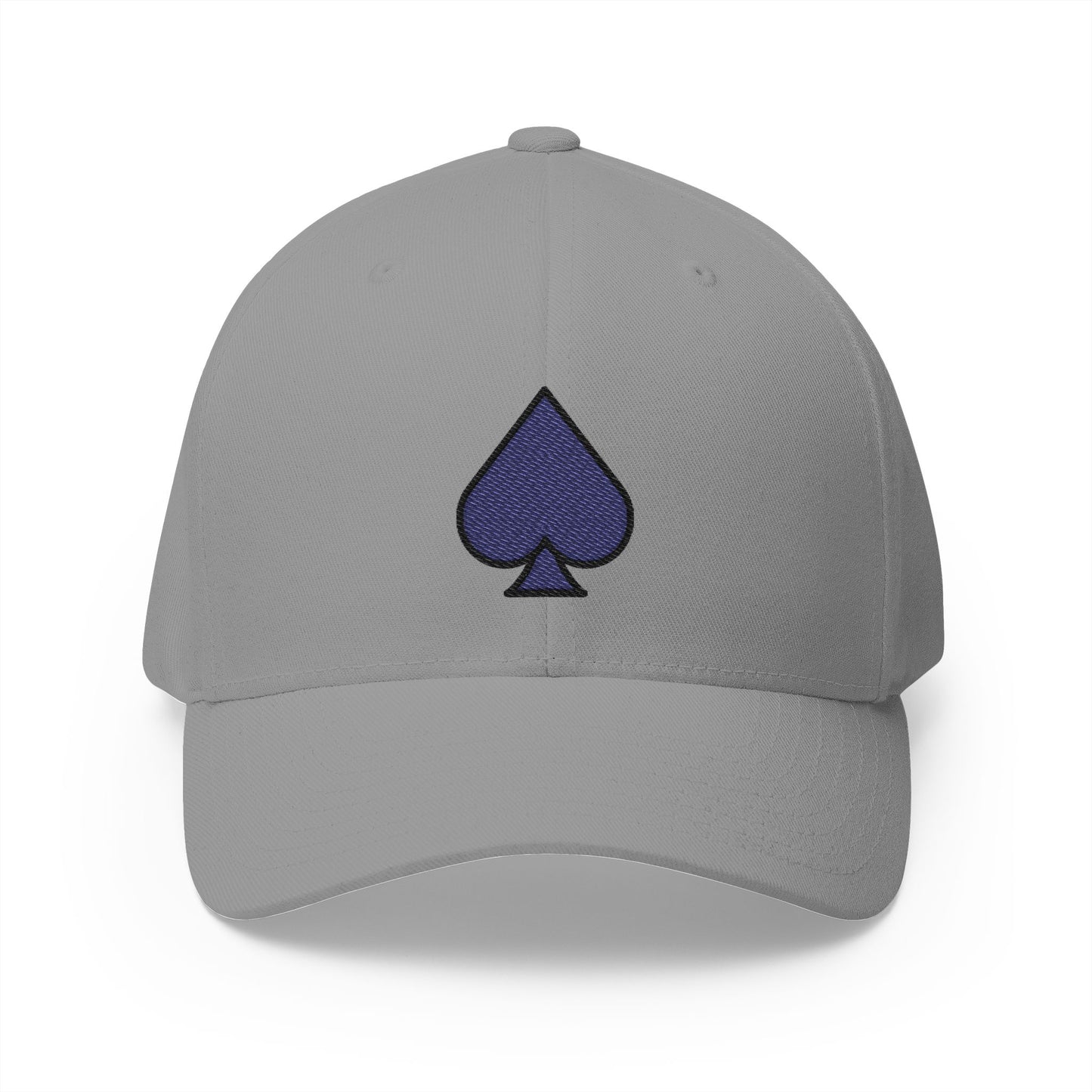Spade Suit Emoji Grey Cap – Premium by Capmoji