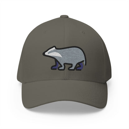 Badger Emoji Olive Cap – Premium by Capmoji