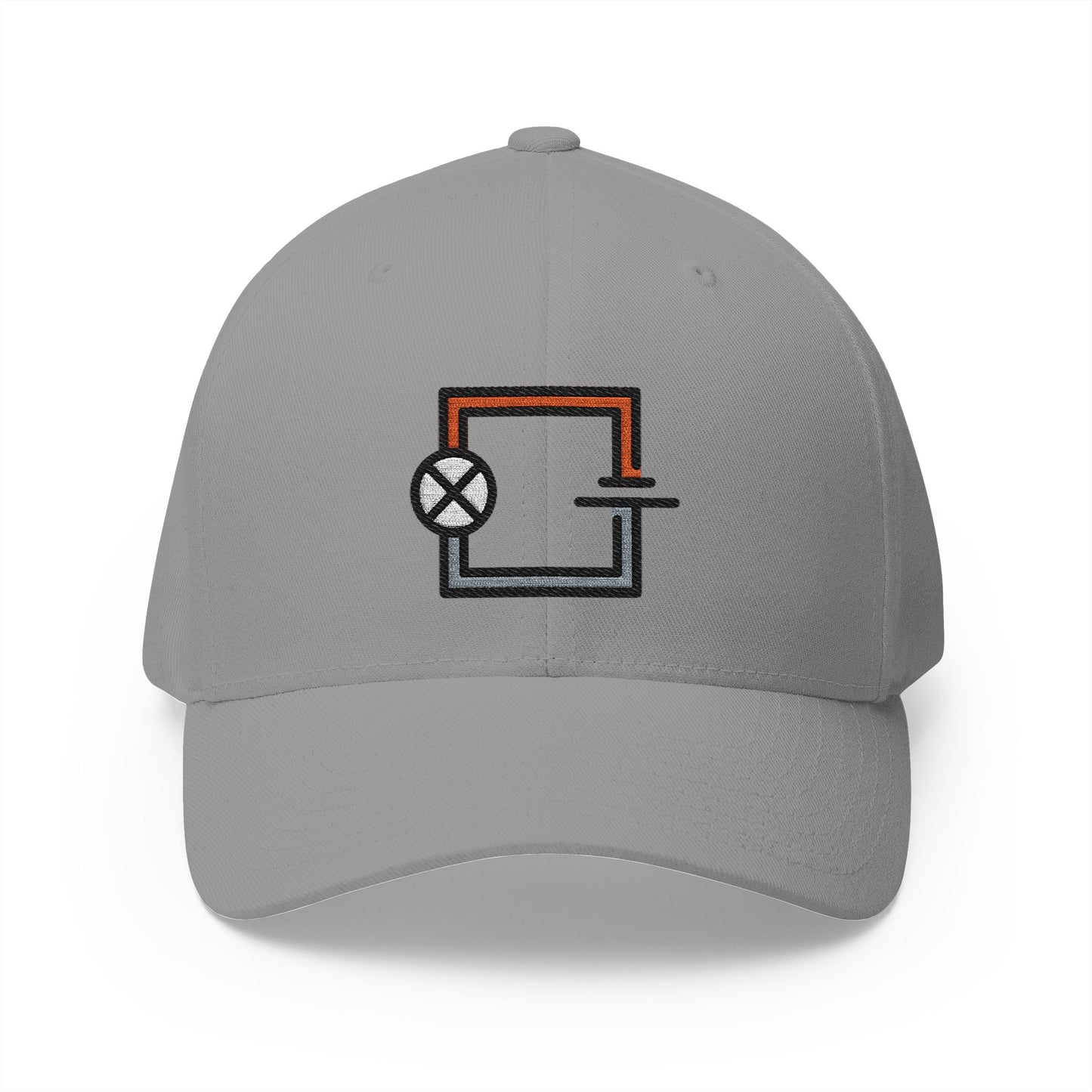 Circuit Emoji Grey Cap – Premium by Capmoji