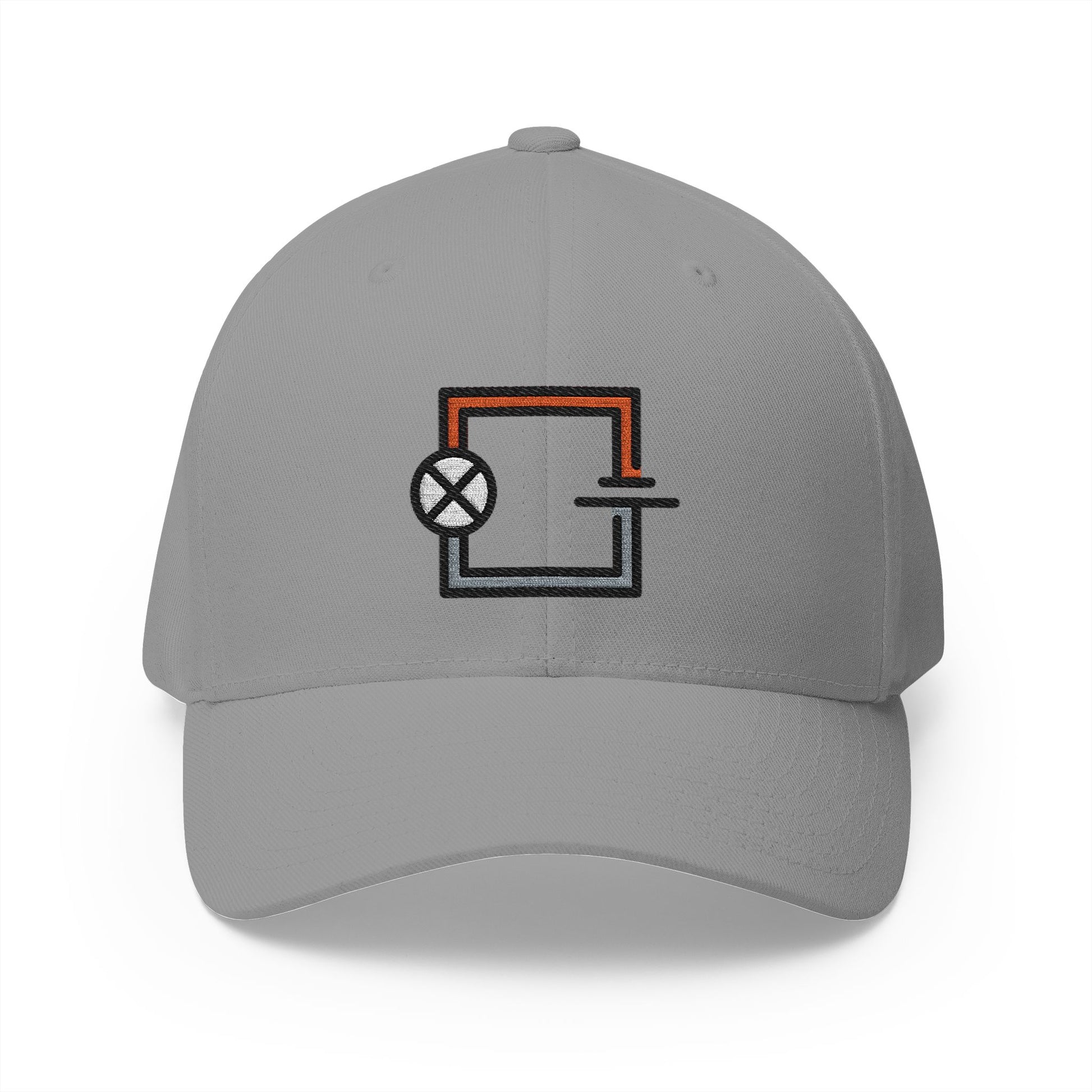 Circuit Emoji Grey Cap – Premium by Capmoji