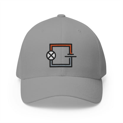 Circuit Emoji Grey Cap – Premium by Capmoji