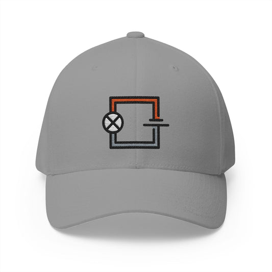 Circuit Emoji Grey Cap – Premium by Capmoji