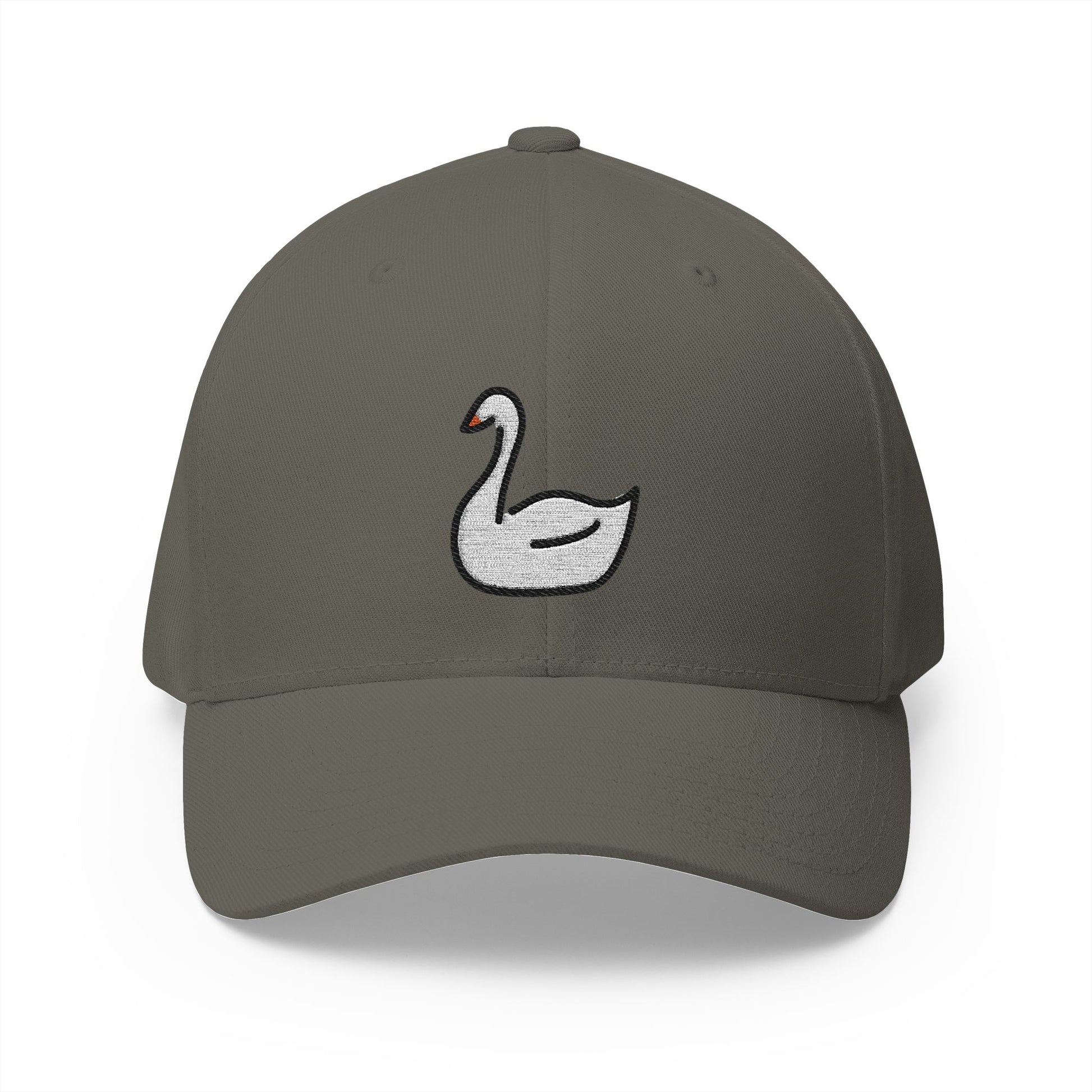 Swan Emoji Olive Cap – Premium by Capmoji