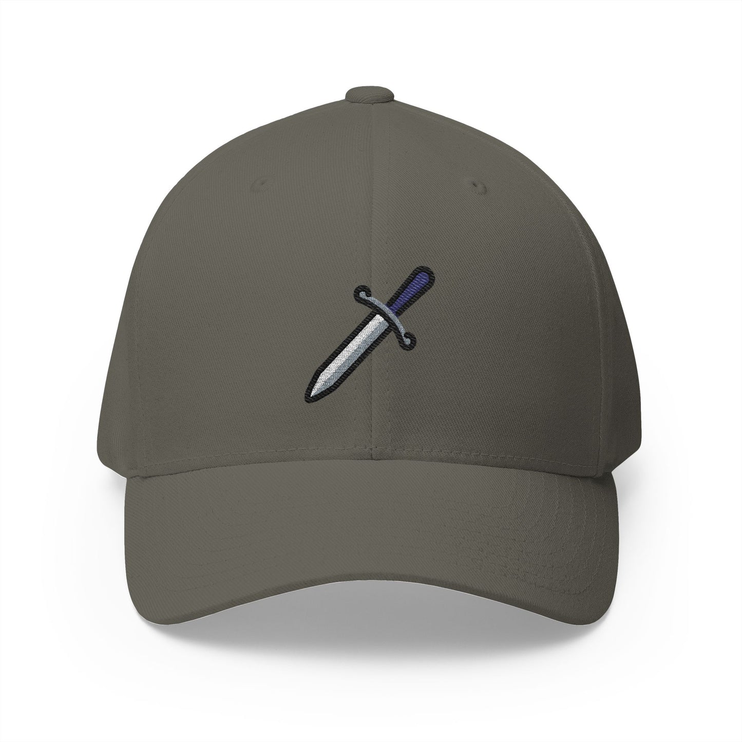 Dagger Emoji Olive Cap – Premium by Capmoji