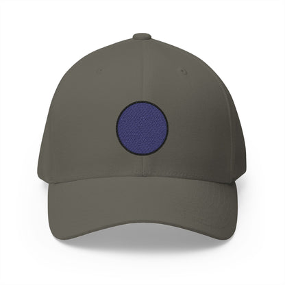 Black Circle Emoji Olive Cap – Premium by Capmoji