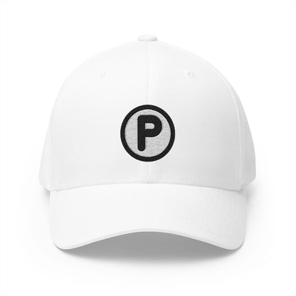 Sound Recording Copyright Emoji White Cap – Premium by Capmoji