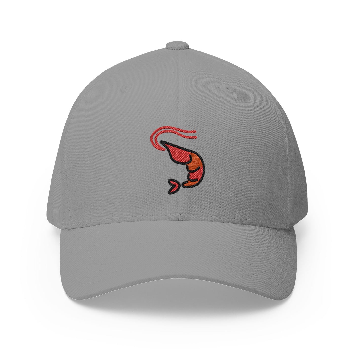 Shrimp Emoji Grey Cap – Premium by Capmoji