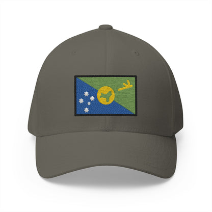 Flag: Christmas Island Emoji Olive Cap – Premium by Capmoji