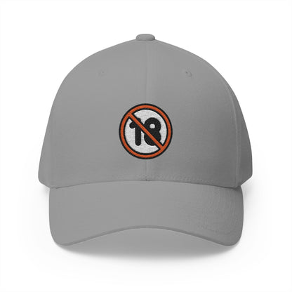 No One Under Eighteen Emoji Grey Cap – Premium by Capmoji