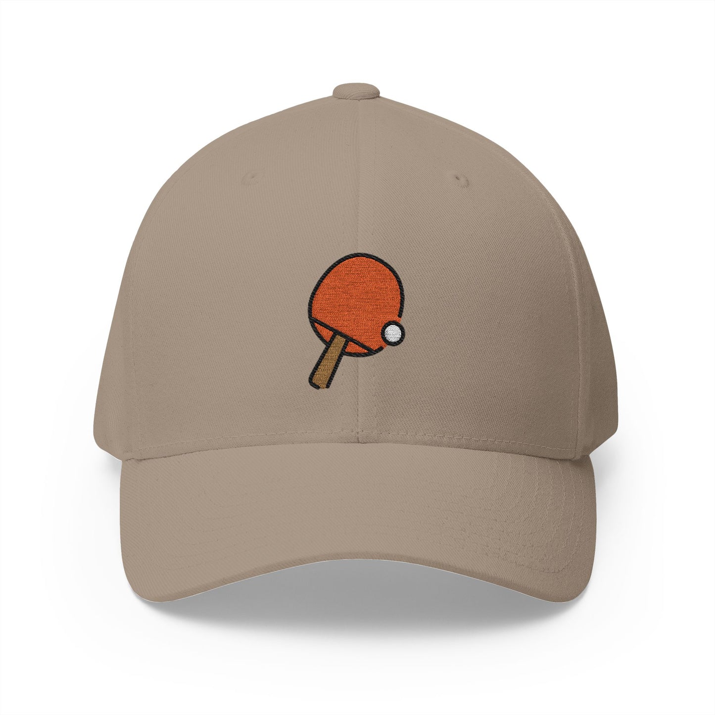 Ping Pong Emoji Khaki Cap – Premium by Capmoji