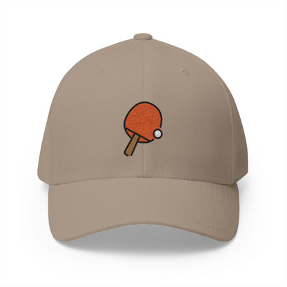 Ping Pong Emoji Khaki Cap – Premium by Capmoji