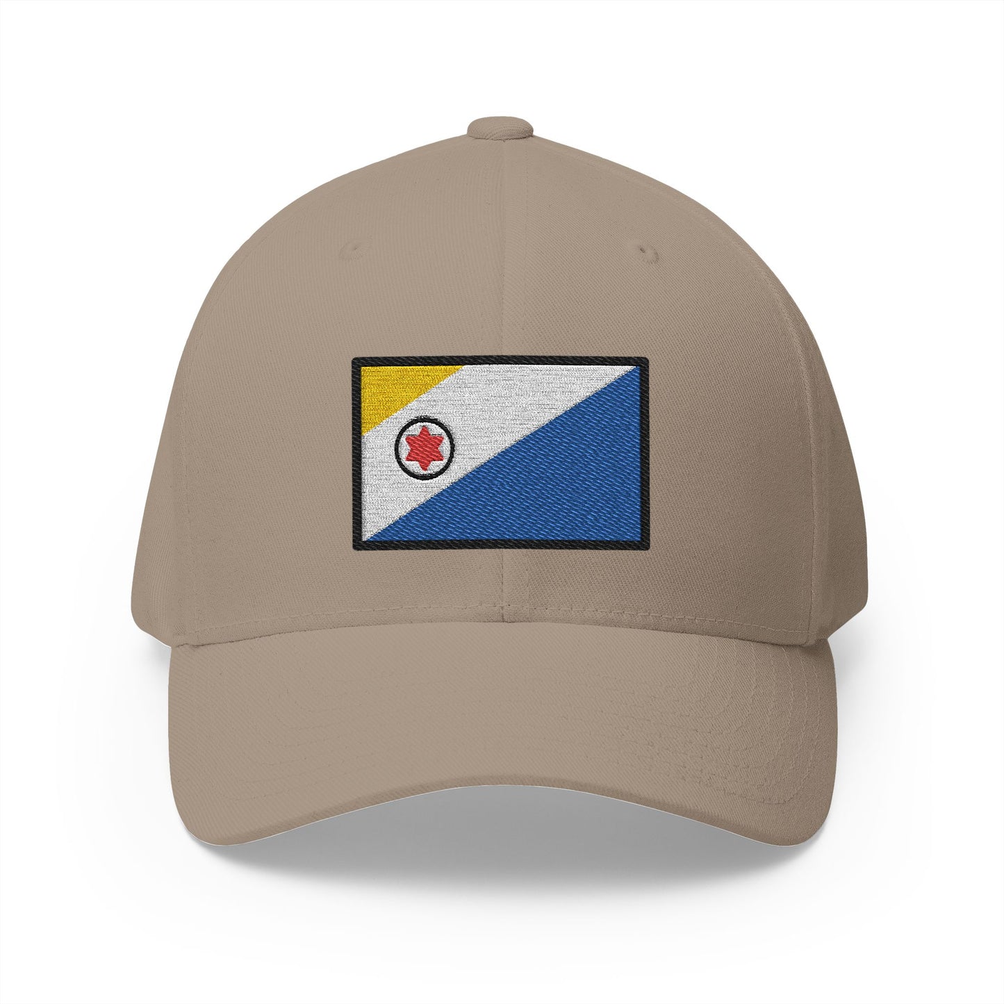 Flag: Caribbean Netherlands Emoji Khaki Cap – Premium by Capmoji