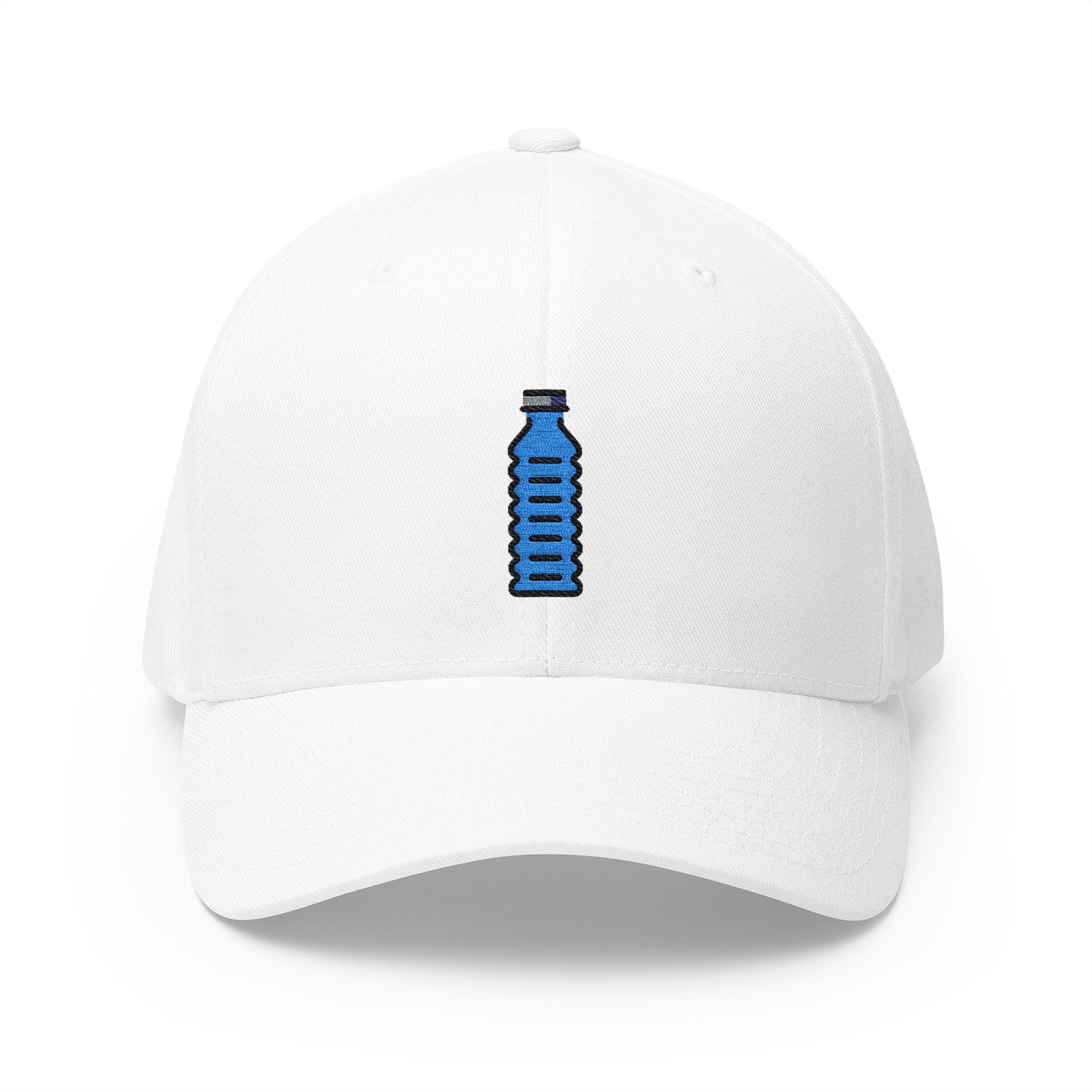 Plastic Bottle Emoji White Cap – Premium by Capmoji