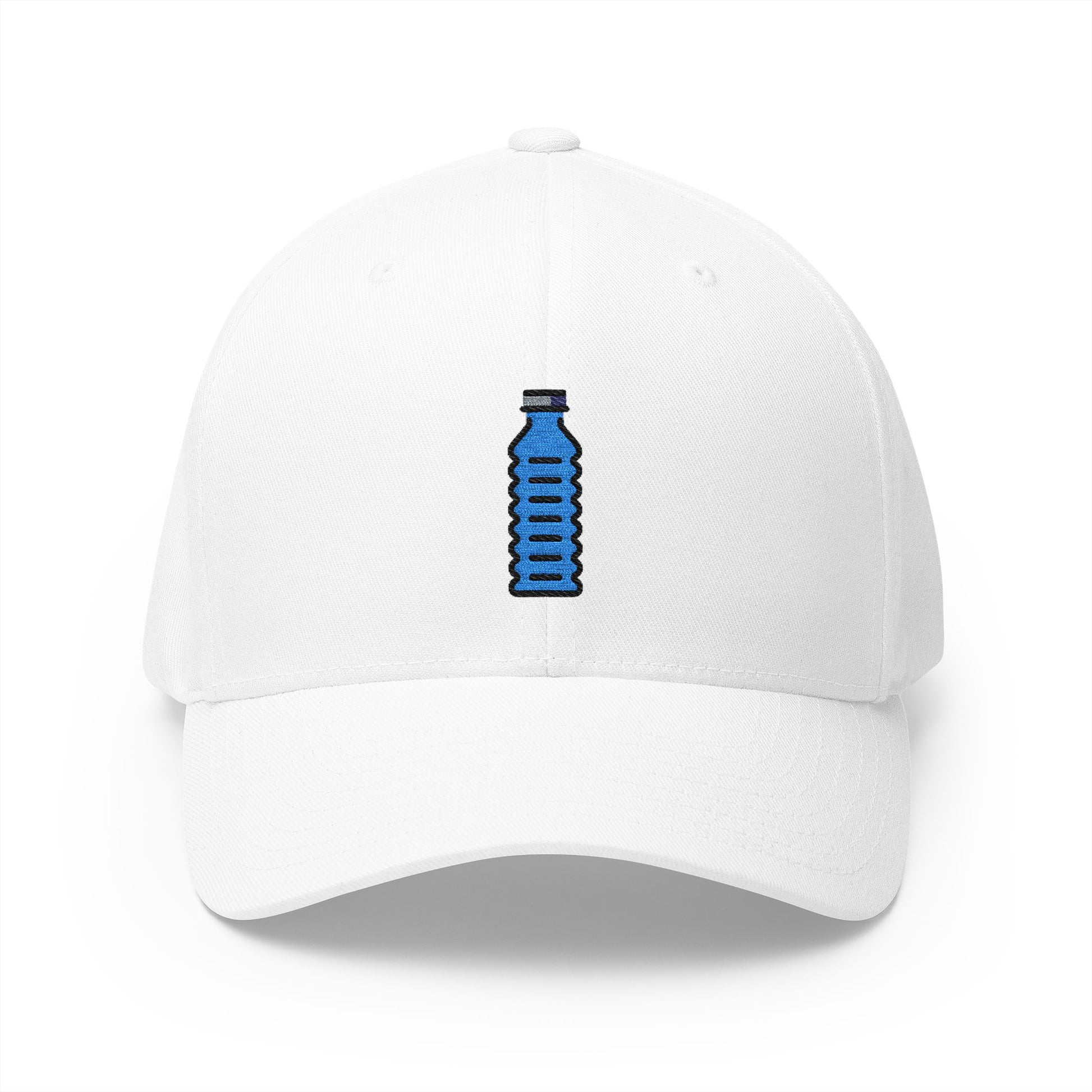 Plastic Bottle Emoji White Cap – Premium by Capmoji