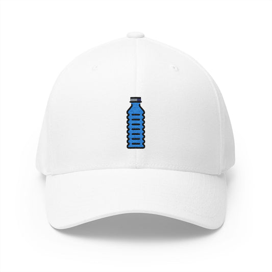 Plastic Bottle Emoji White Cap – Premium by Capmoji