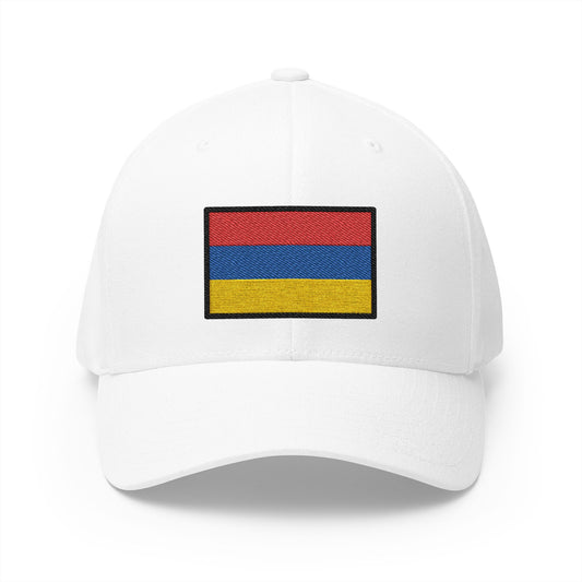 Flag: Armenia Emoji White Cap – Premium by Capmoji