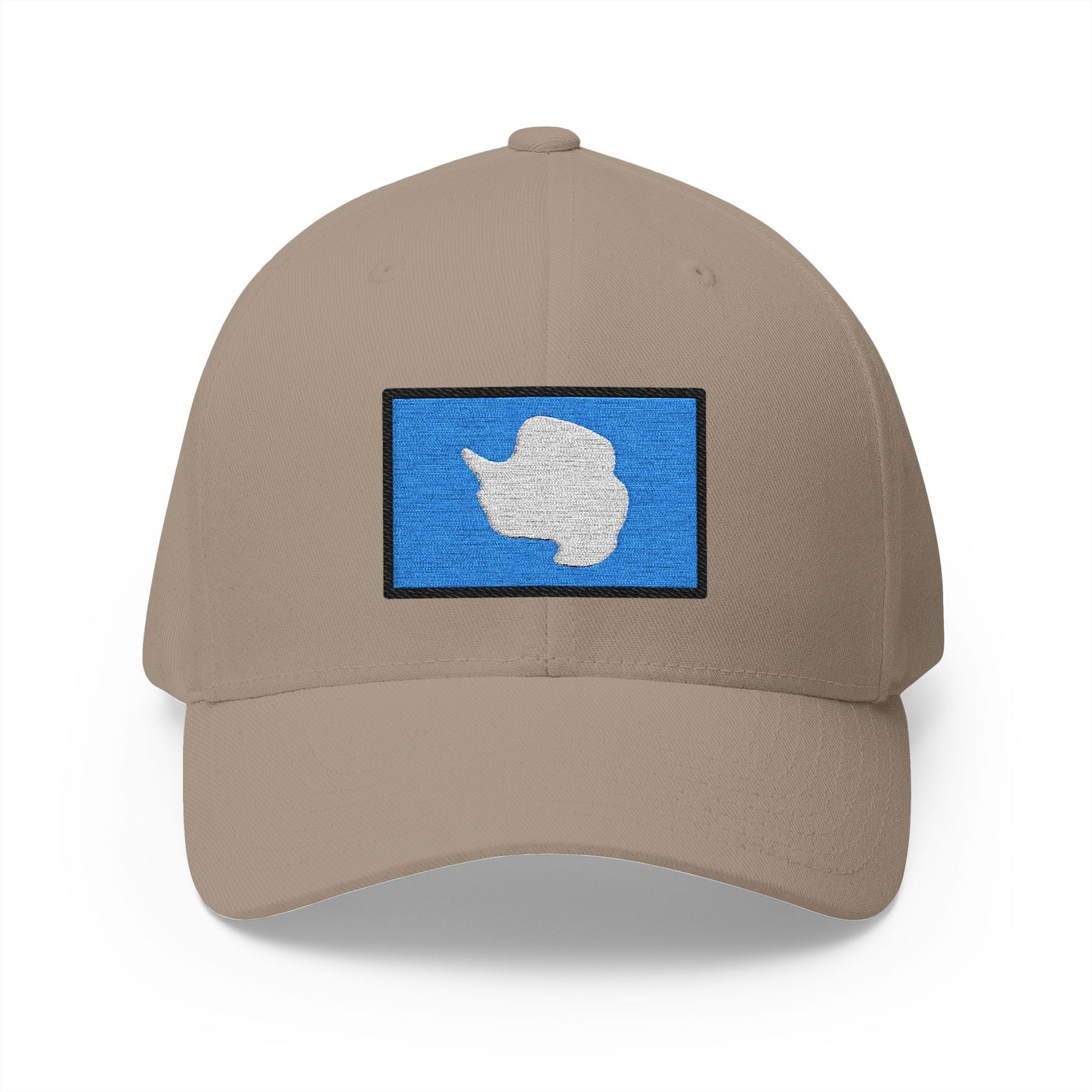 Flag: Antarctica Emoji Khaki Cap – Premium by Capmoji