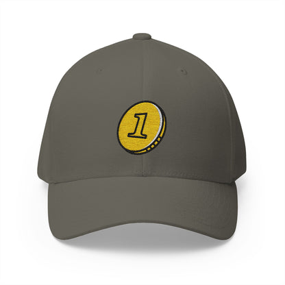 Coin Emoji Olive Cap – Premium by Capmoji
