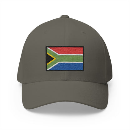 Flag: South Africa Emoji Olive Cap – Premium by Capmoji