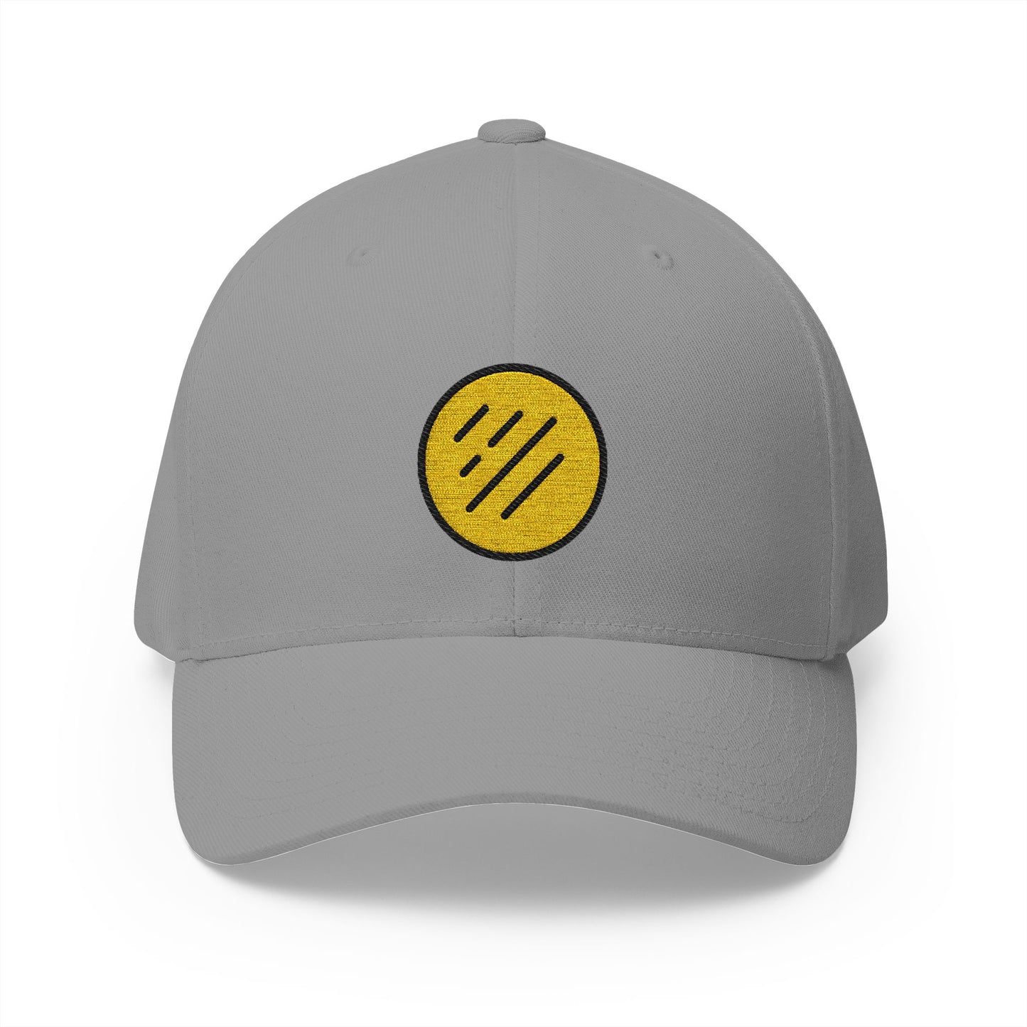 Flatbread Emoji Grey Cap – Premium by Capmoji