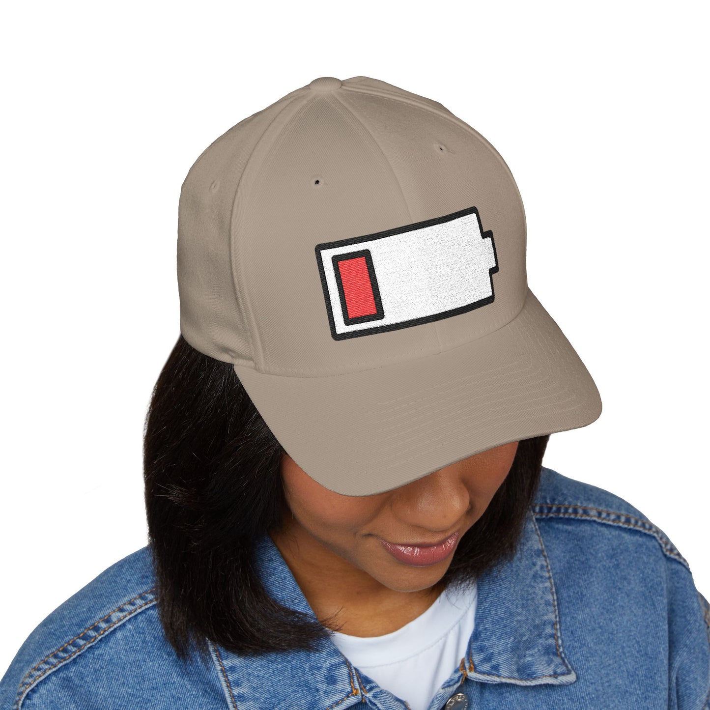 Low Battery Emoji Cap – Premium by Capmoji