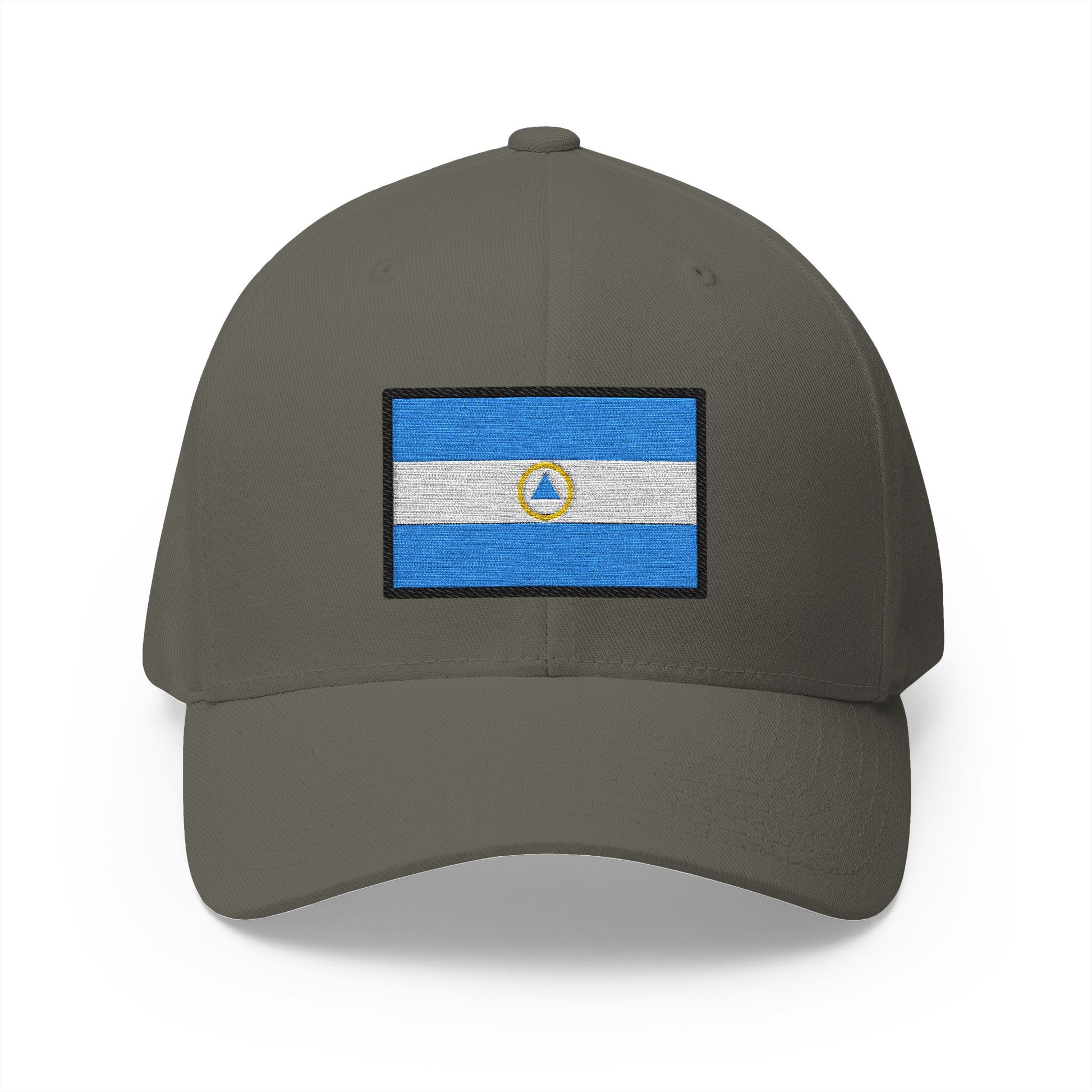 Flag: Nicaragua Emoji Olive Cap – Premium by Capmoji